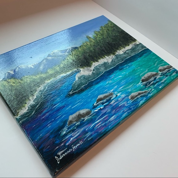 Original Acrylic Painting on Canvas called “Canadian Summer” 11 x 14” varnished - Picture 3 of 4